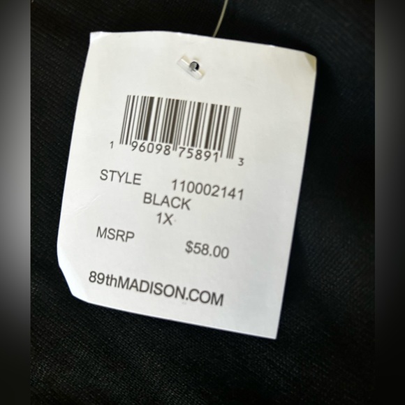 89th Madison NEW long sleeve blouse. - Picture 3 of 3